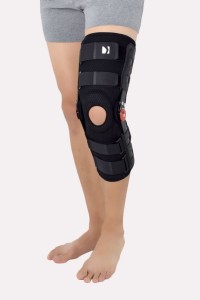 Rear Open Long Knee Brace With Rom Adjustment