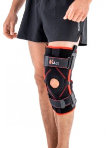 ACL Knee Brace With Leaf Spring Hinges
