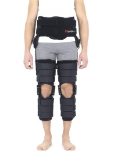 Knee And Hip Orthosis With Rom Adjustment - Dual