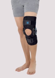 Open Knee Brace With Range Of Motion Adjustment
