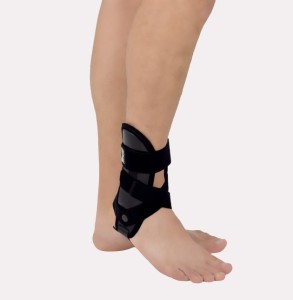 Rigid Anatomic Ankle Brace With Shells And Cross - Straps