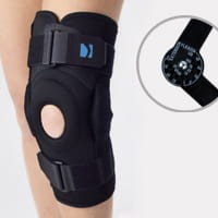 Open Knee Brace With 15° Rom Adjustment And Drop Lock Cover