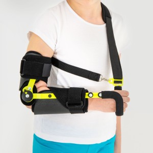 Pediatric Elbow Orthosis With Rom Adjustment And Hand Support