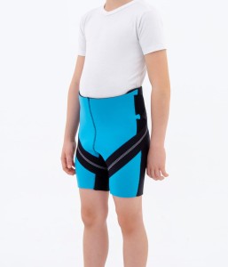 Pediatric Neoprene Shorts With External Rotator Straps