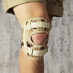 Short Knee Brace With Orthopaedic Stays - 4Army