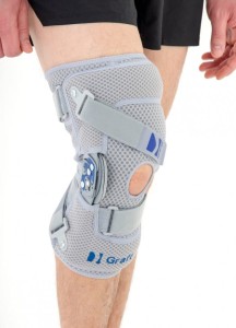 MCL Single Upright Knee Joint Support With Rom Adjustment And Dynamic Spiral Belt