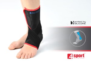 The Active Ankle Brace With The Silicone Pad
