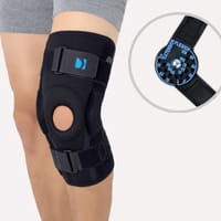 Rear Open Knee Brace With Anatomic Rom Adjustment In Every 15 Degrees